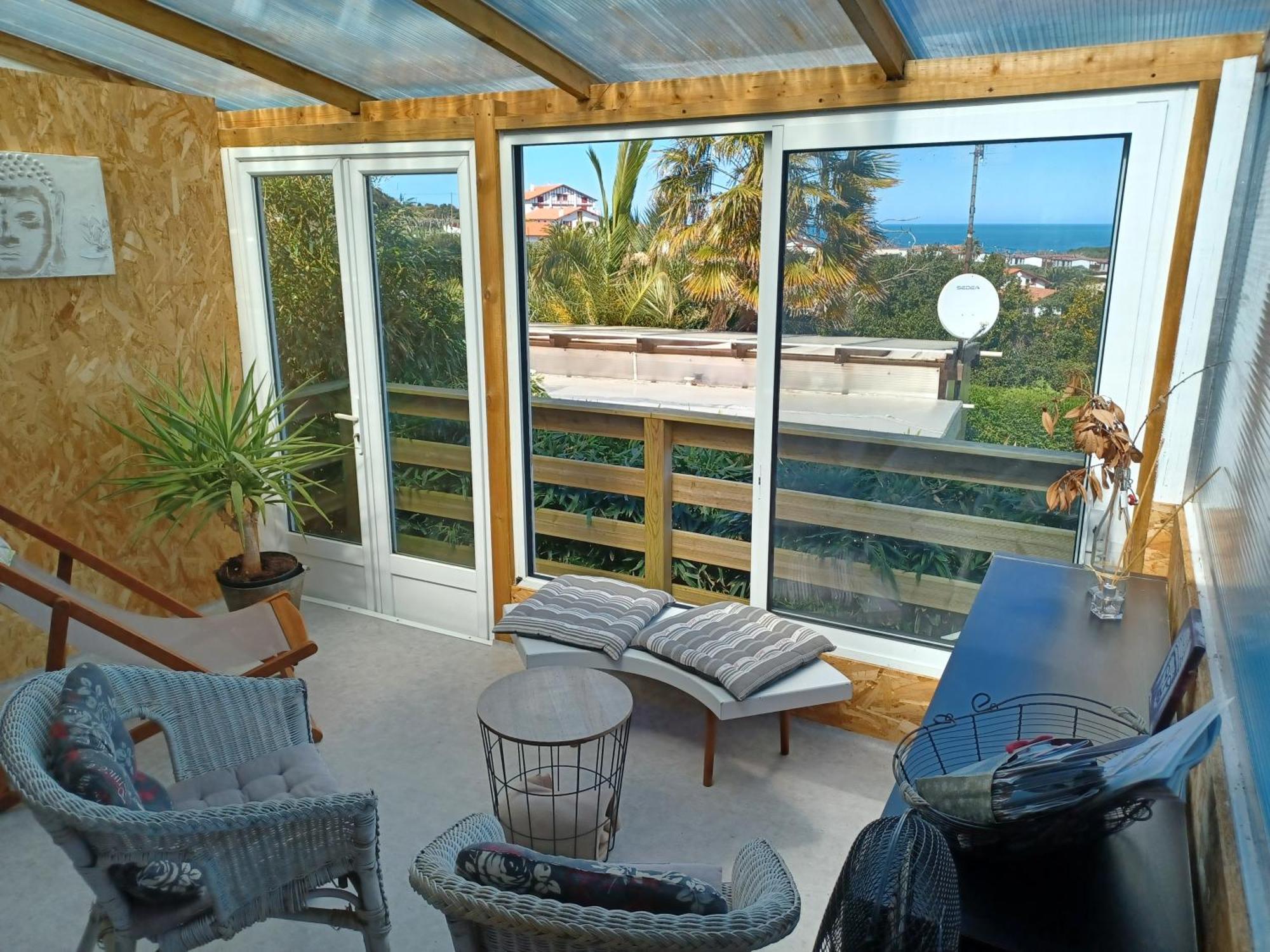 Mobil-Home Vue Ocean/400 M De La Plage A Saint Jean De Luz Exterior foto